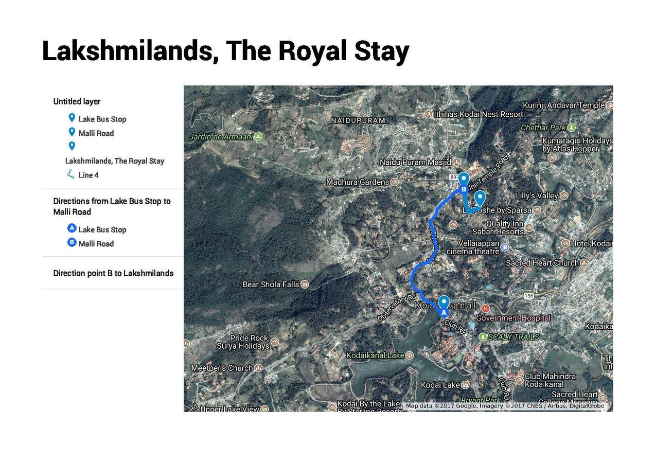 Lakshmi Lands - The Royal Stay Kodaikanal Dış mekan fotoğraf